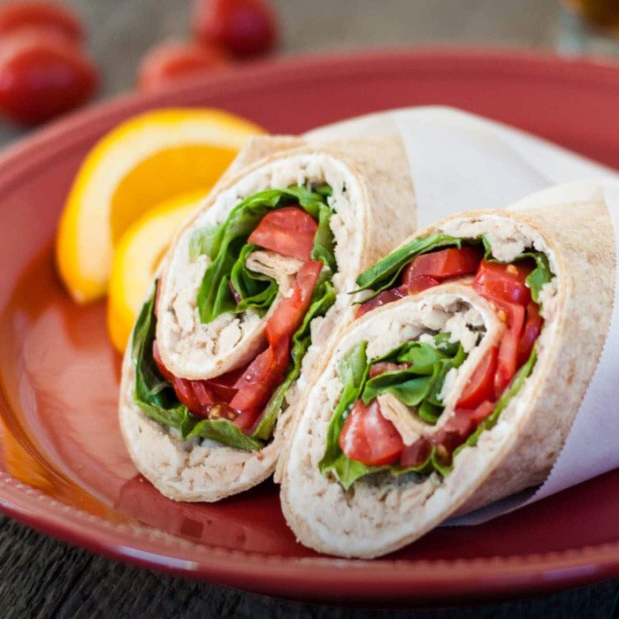 American Salmon Wrap