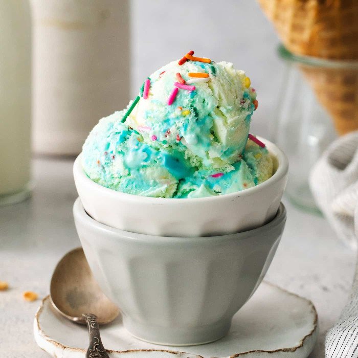 Birthday cake ice cream