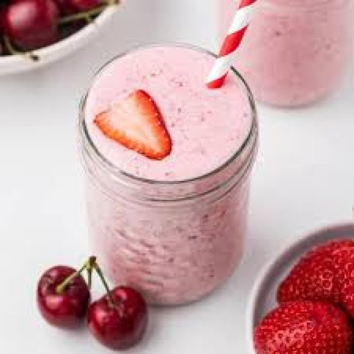 Cherry Strawberry Smoothie