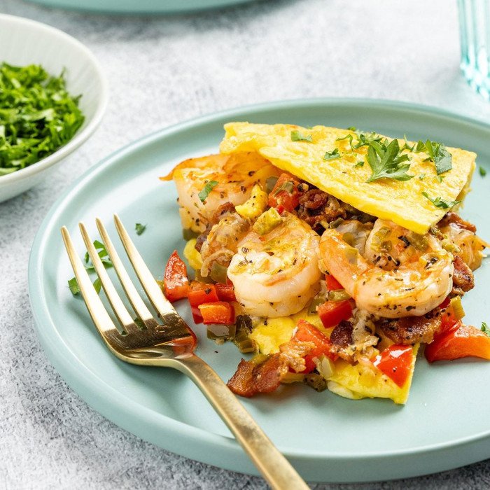Shrimp Omelette